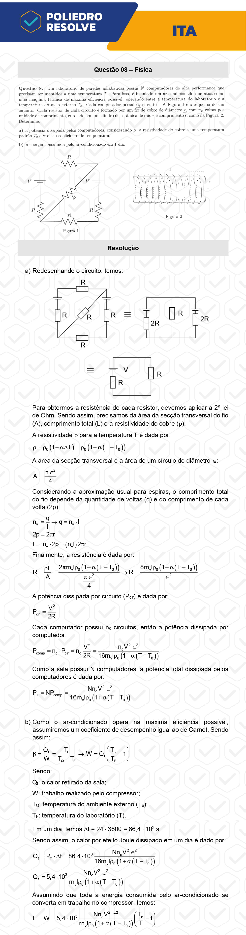 Dissertativa 8 - 2ª Fase - 2º Dia - ITA 2023