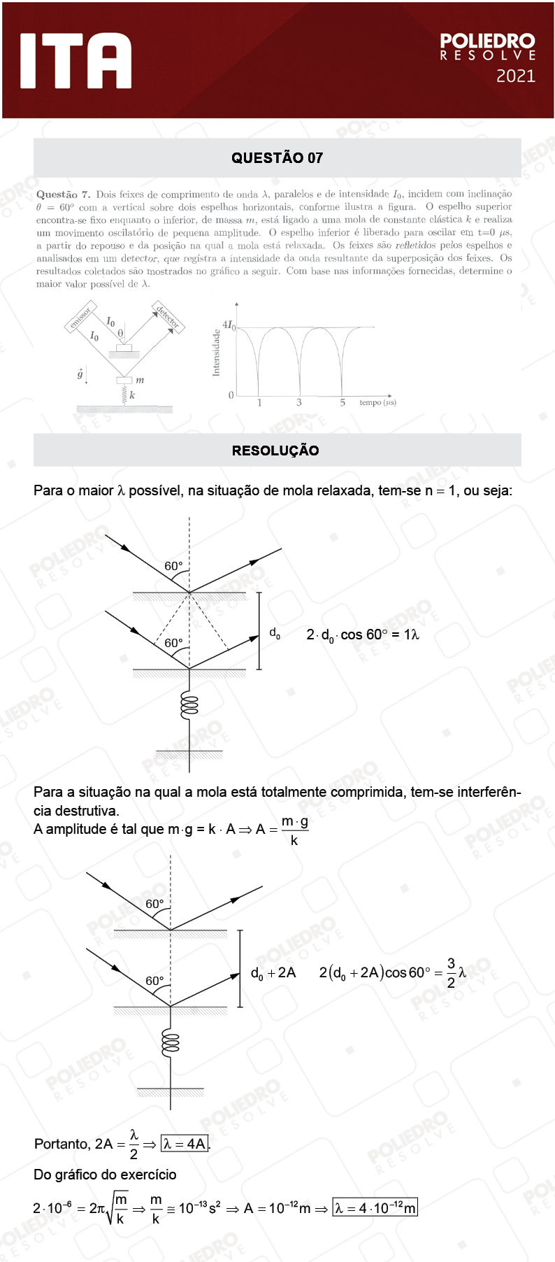 Dissertativa 7 - 2ª Fase - 2º Dia - Fís/Red - ITA 2021