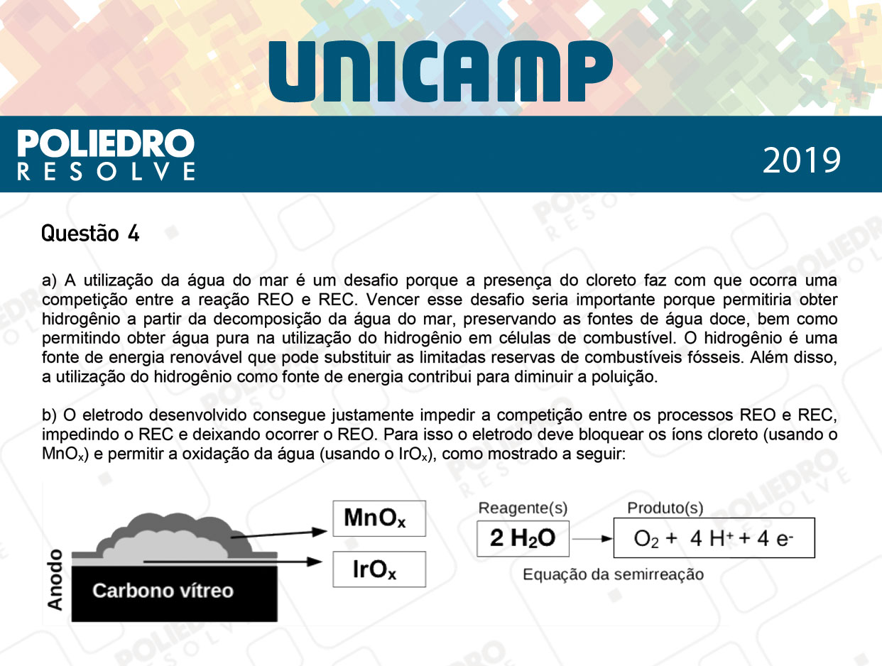 Dissertativa 6 - 2ª Fase - 3º Dia - Unicamp 2019