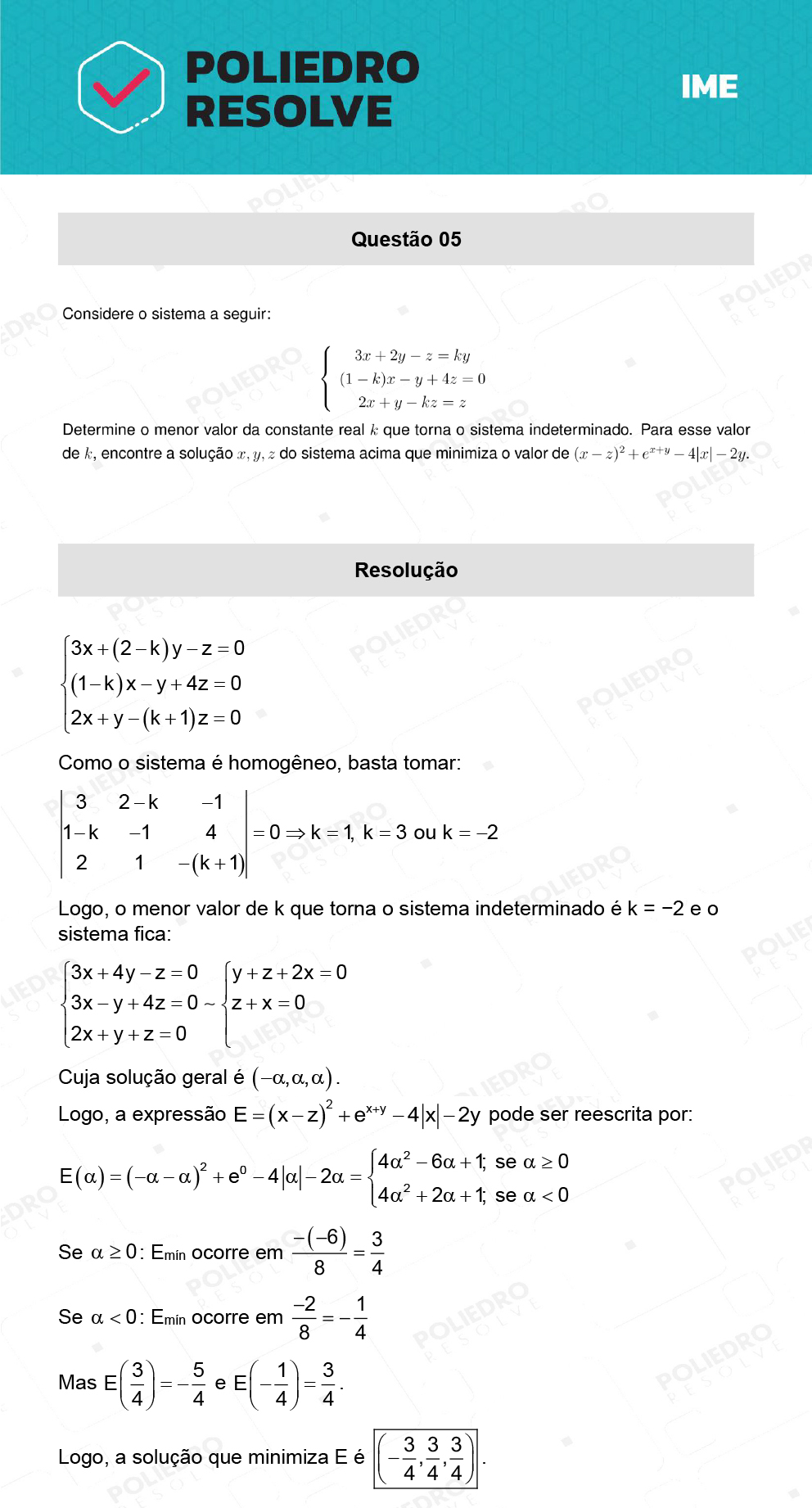 Dissertativa 5 - 2ª Fase - Matemática - IME 2022