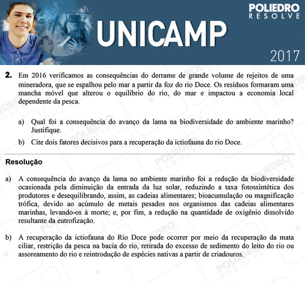 Dissertativa 2 - 2ª Fase 3º DIA - Unicamp 2017