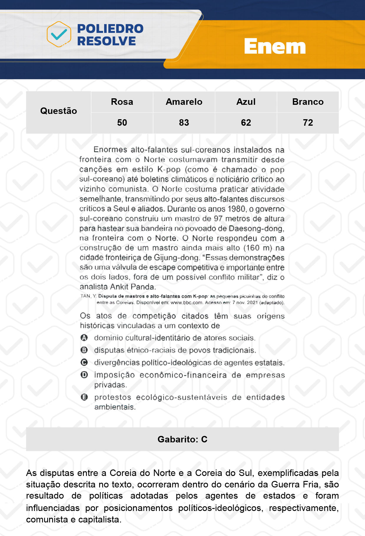 Questão 88 - 1º Dia - Prova Amarela - Enem 2023