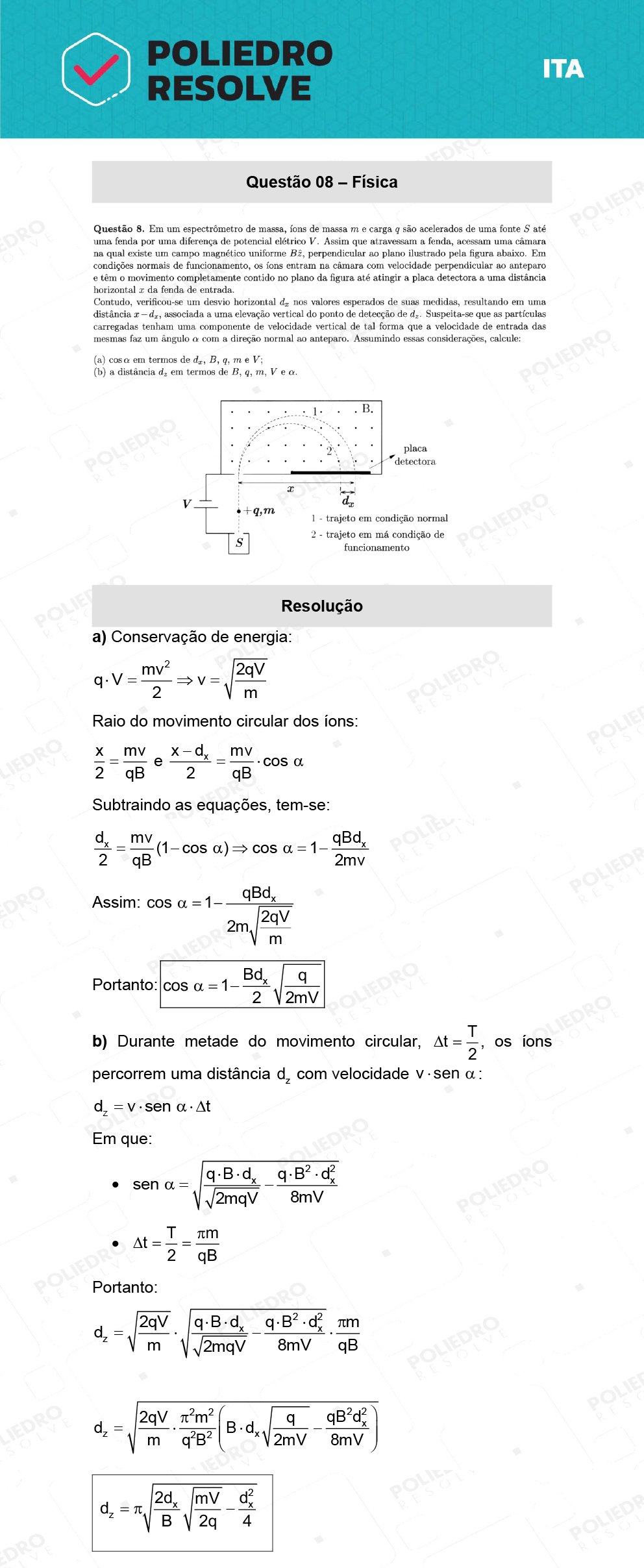 Dissertativa 8 - 2ª Fase - 2º Dia - ITA 2022