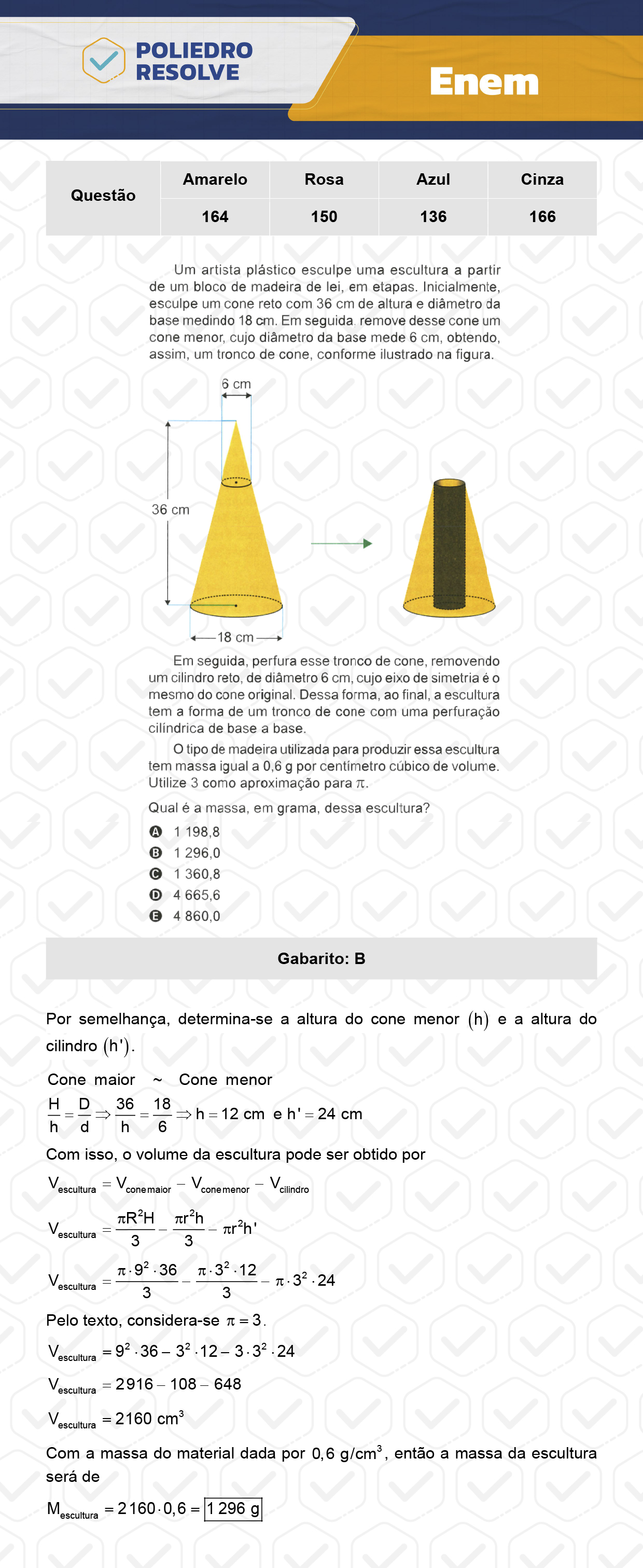 Questão 166 - ENEM 2023 - 12/11 - 2º Dia - Prova Cinza - ENEM 2023