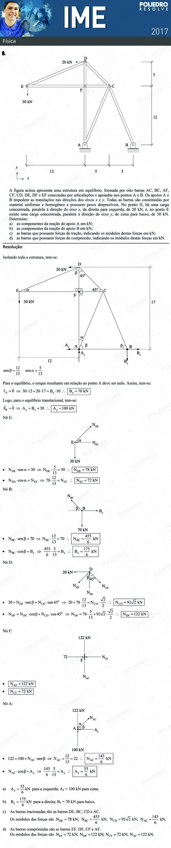 Dissertativa 8 - Física - IME 2017