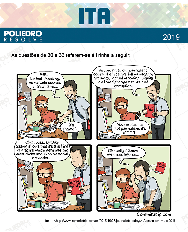 Texto 64 - 1ª Fase - FIS / POR / ING/ MAT / QUI - ITA 2019