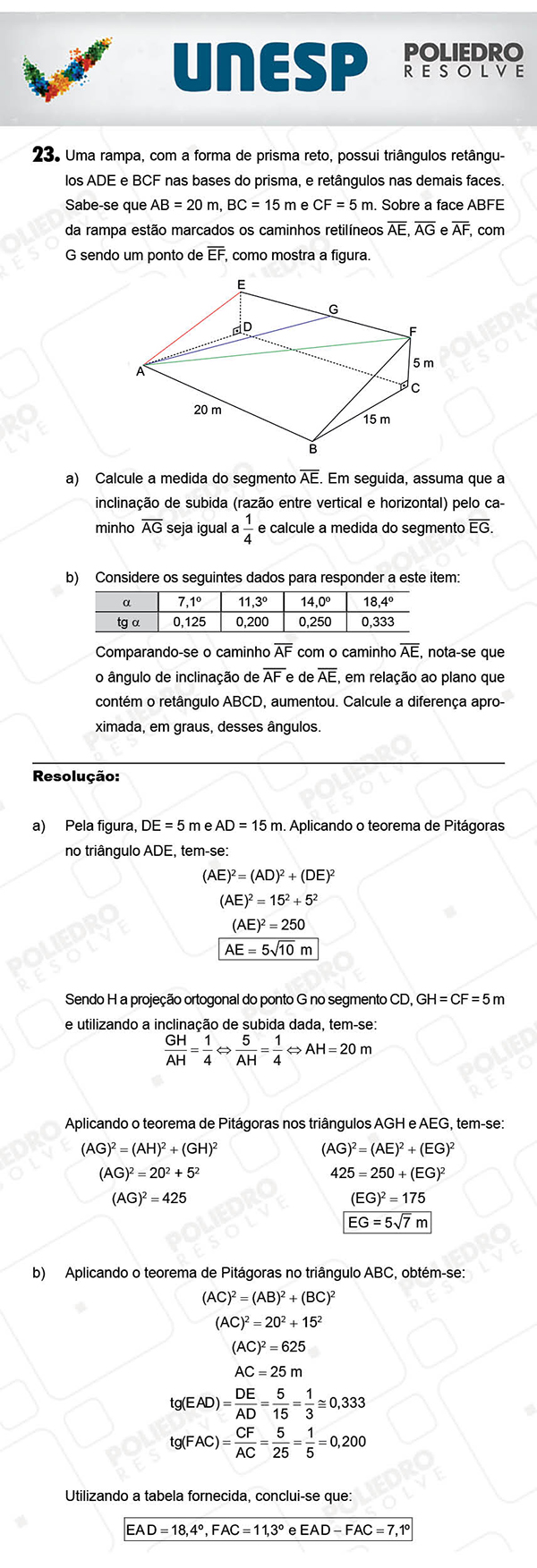 Dissertativa 23 - 2ª Fase - Unesp 2018