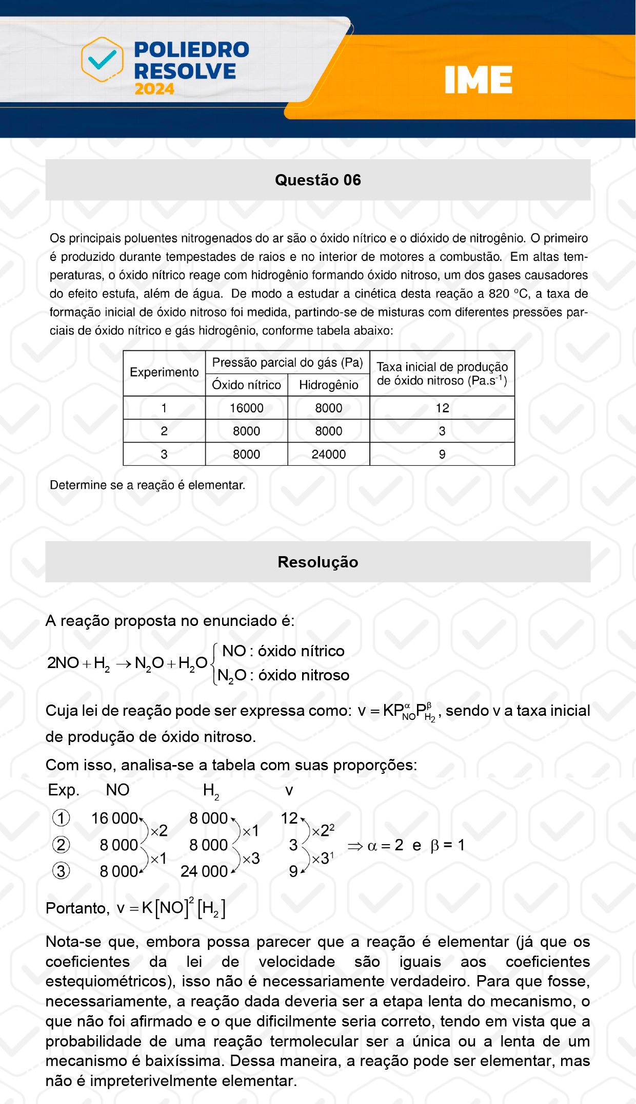 Dissertativa 6 - 2ª Fase - 3º Dia - IME 2024