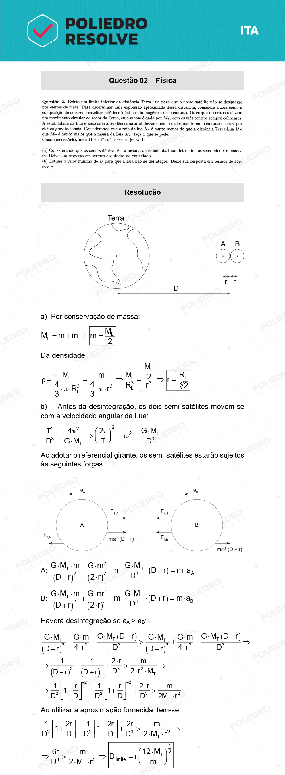 Dissertativa 2 - 2ª Fase - 2º Dia - ITA 2022