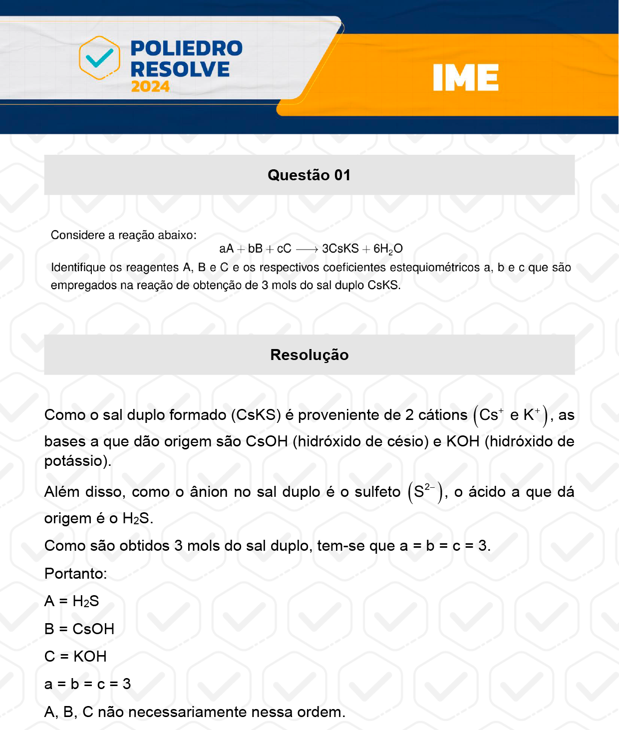 Dissertativa 1 - 2ª Fase - 3º Dia - IME 2024
