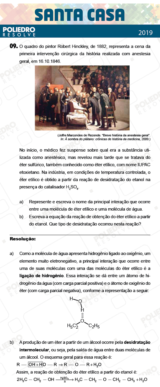 Dissertativa 9 - 1º Dia - Dissertativas - Santa Casa 2019
