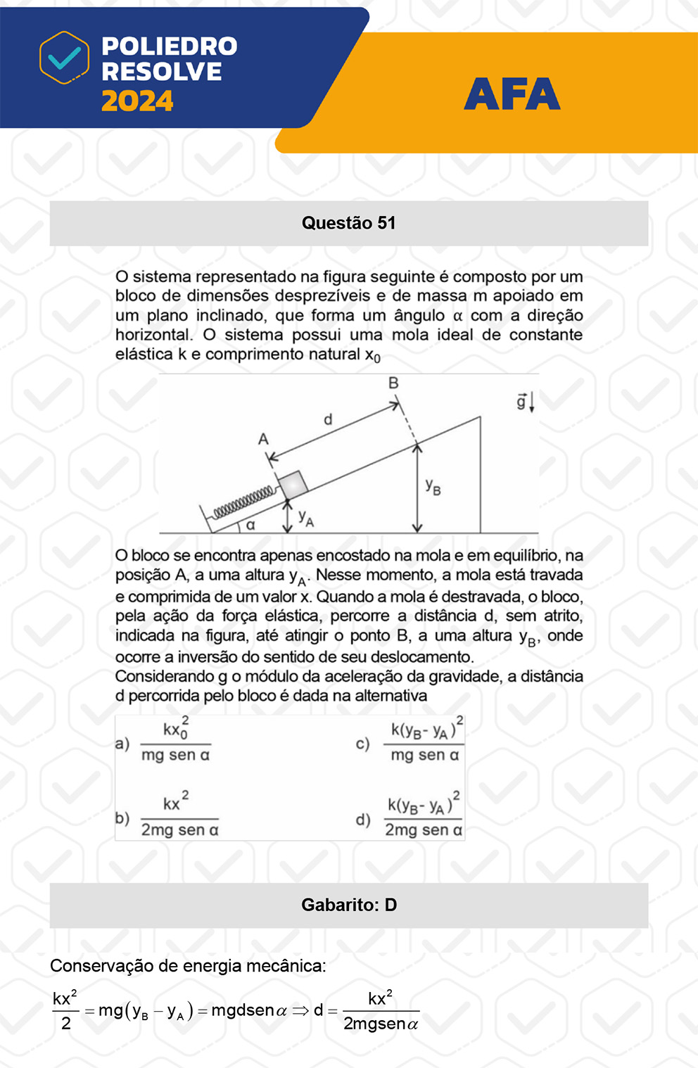 Questão 51 - Nova variação - AFA 2024