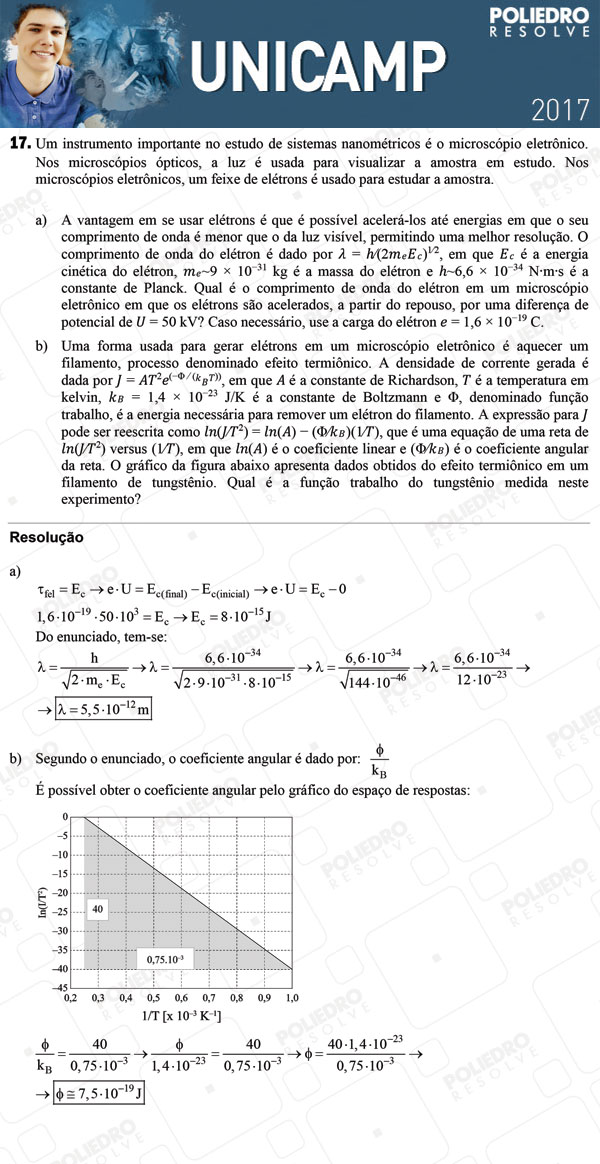 Dissertativa 17 - 2ª Fase 3º DIA - Unicamp 2017