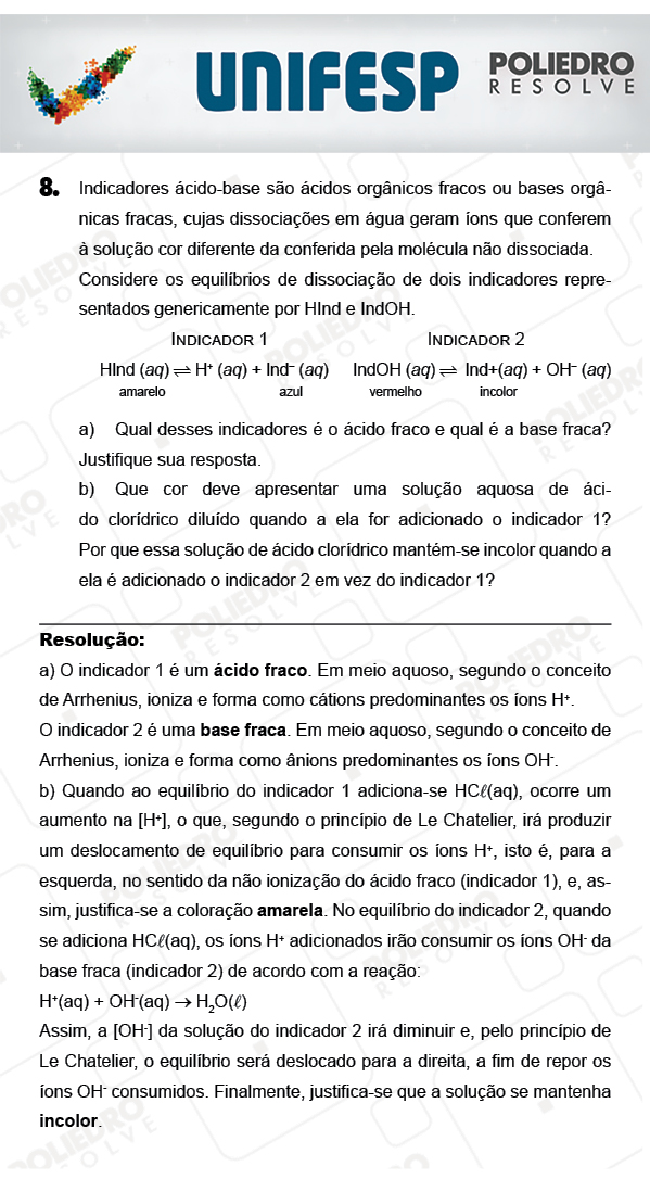 Dissertativa 8 - 2º Dia - Unifesp 2018