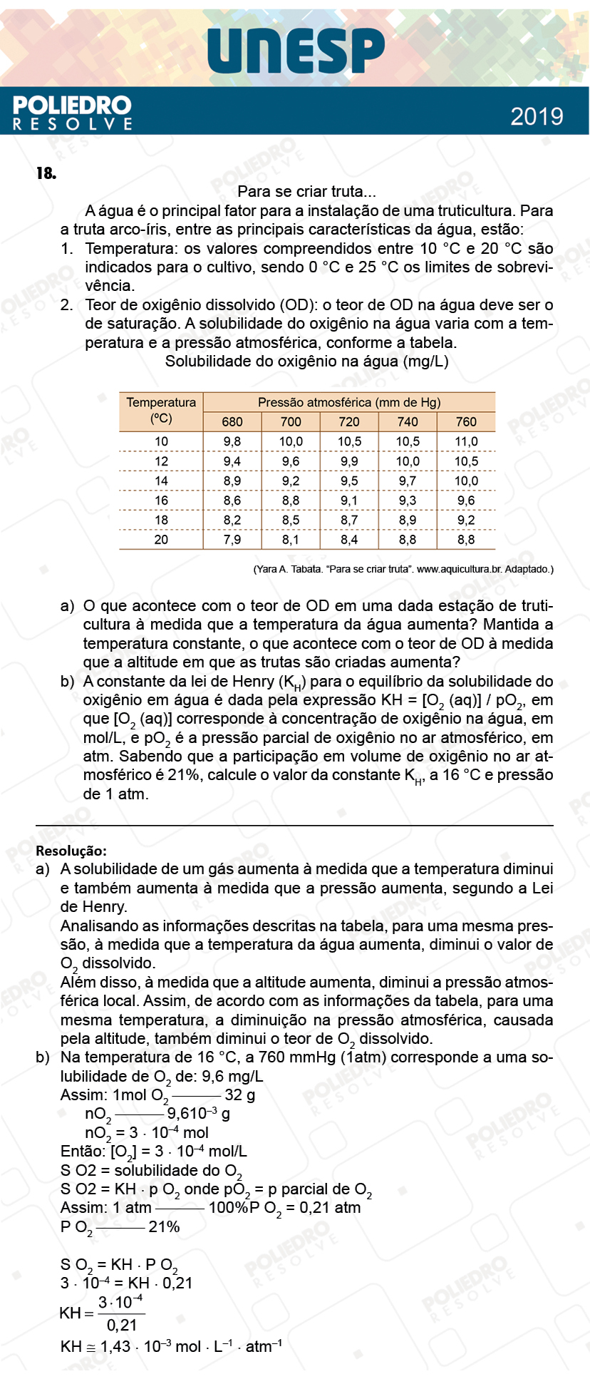 Dissertativa 18 - 2ª Fase - 1º Dia - Unesp 2019