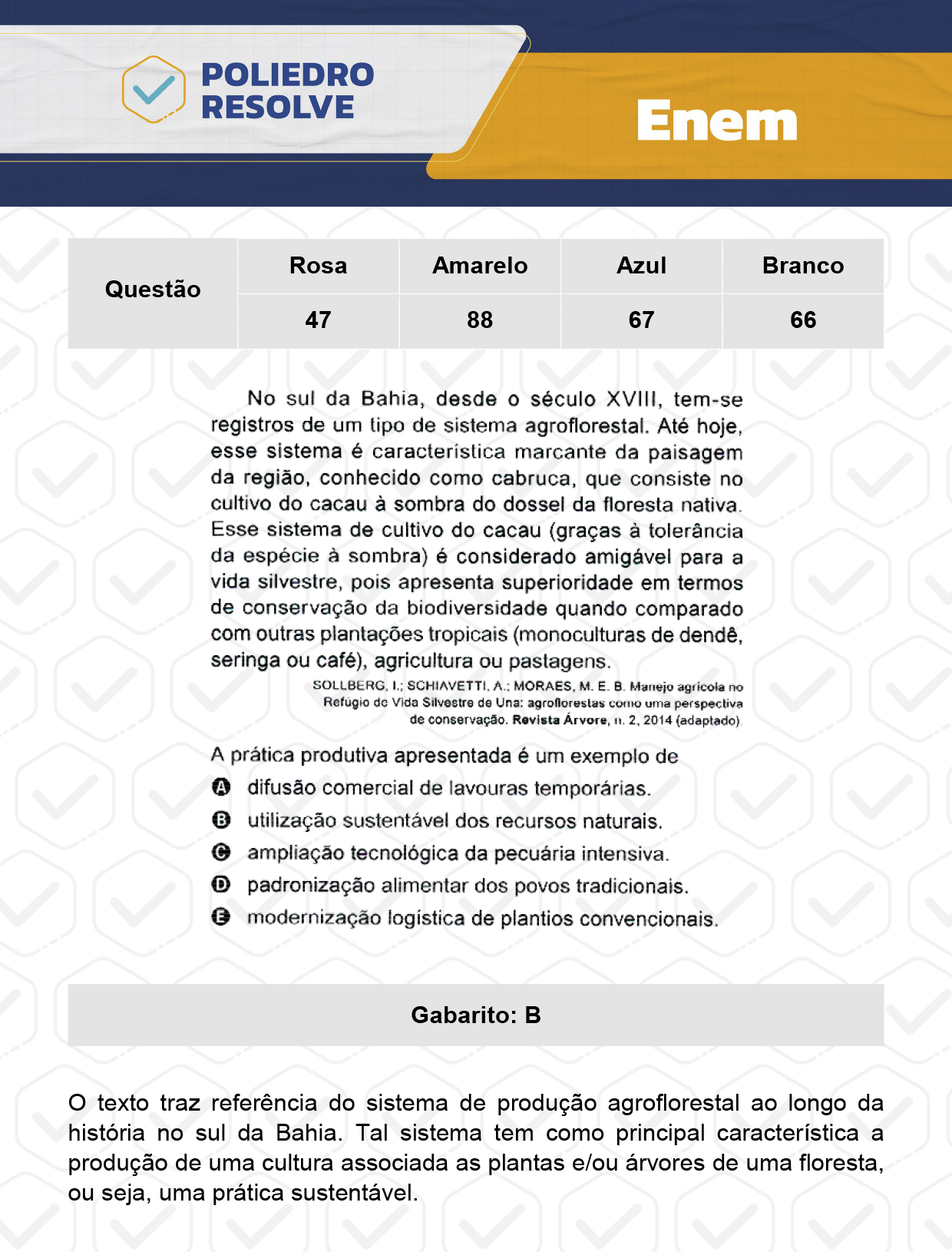 Questão 93 - 1º Dia - Prova Amarela - Enem 2023