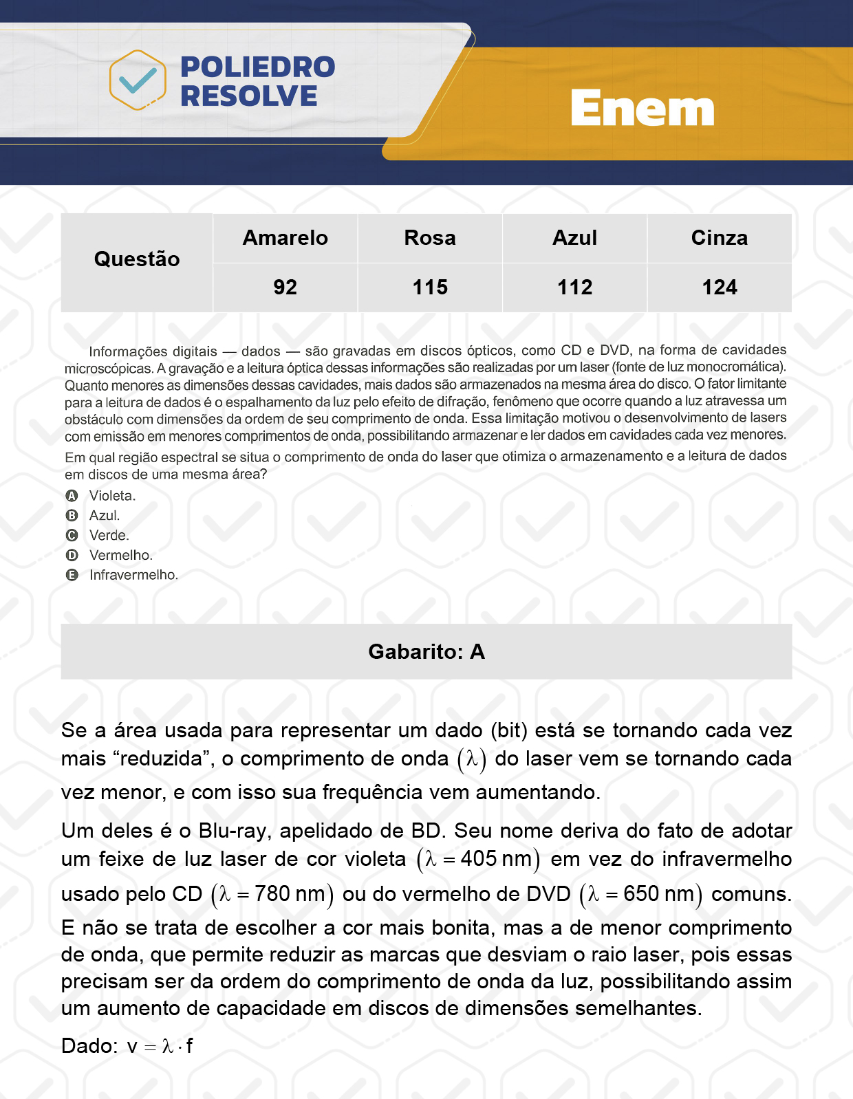 Questão 124 - ENEM 2023 - 12/11 - 2º Dia - Prova Cinza - ENEM 2023