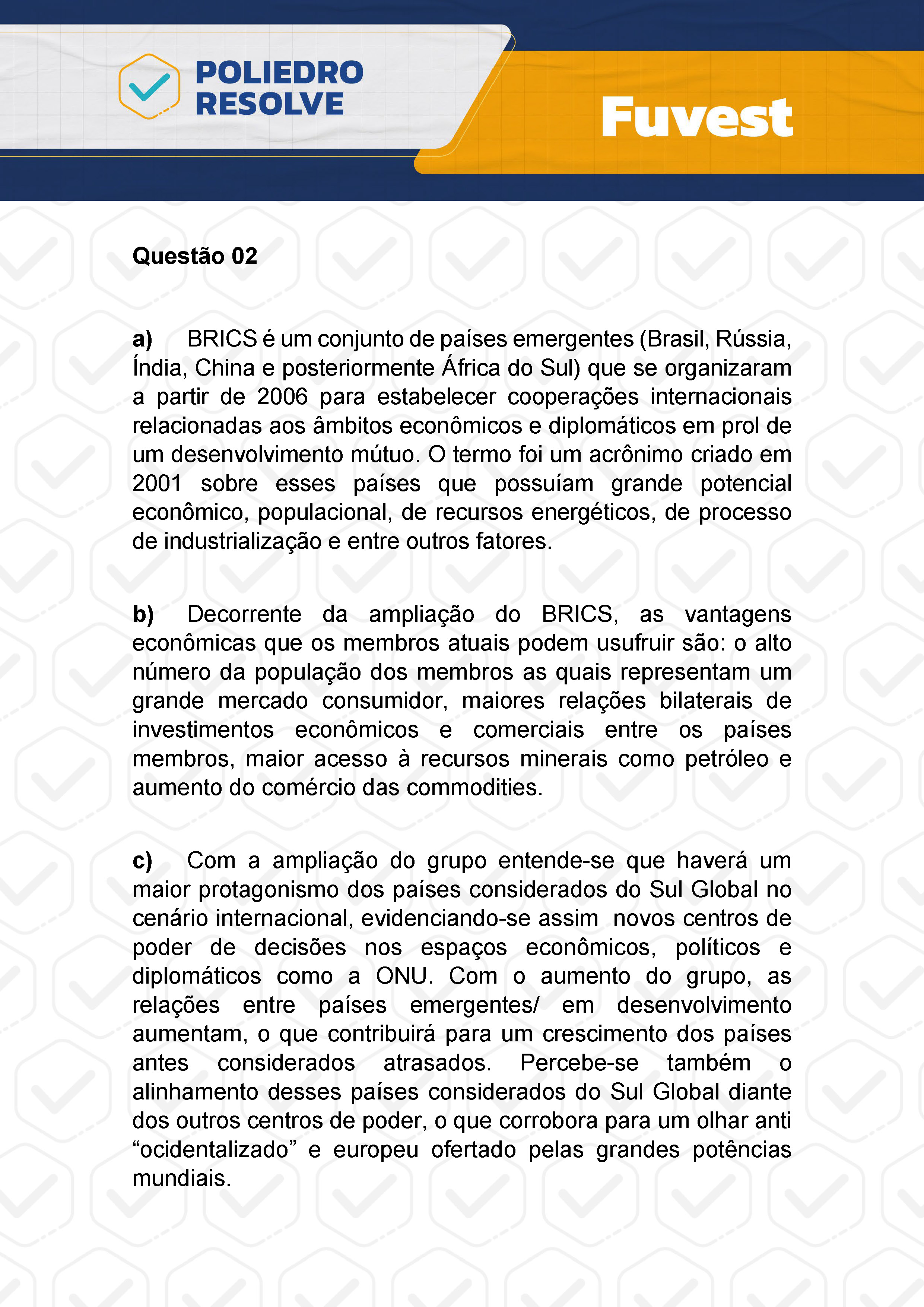 Dissertativa 2 - 2ª Fase - 2º Dia - Fuvest 2024