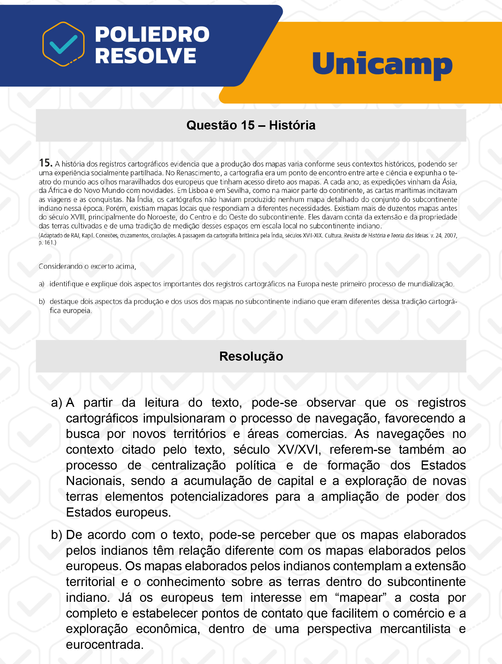 Dissertativa 15 - 2ª Fase - 2º Dia - Unicamp 2023