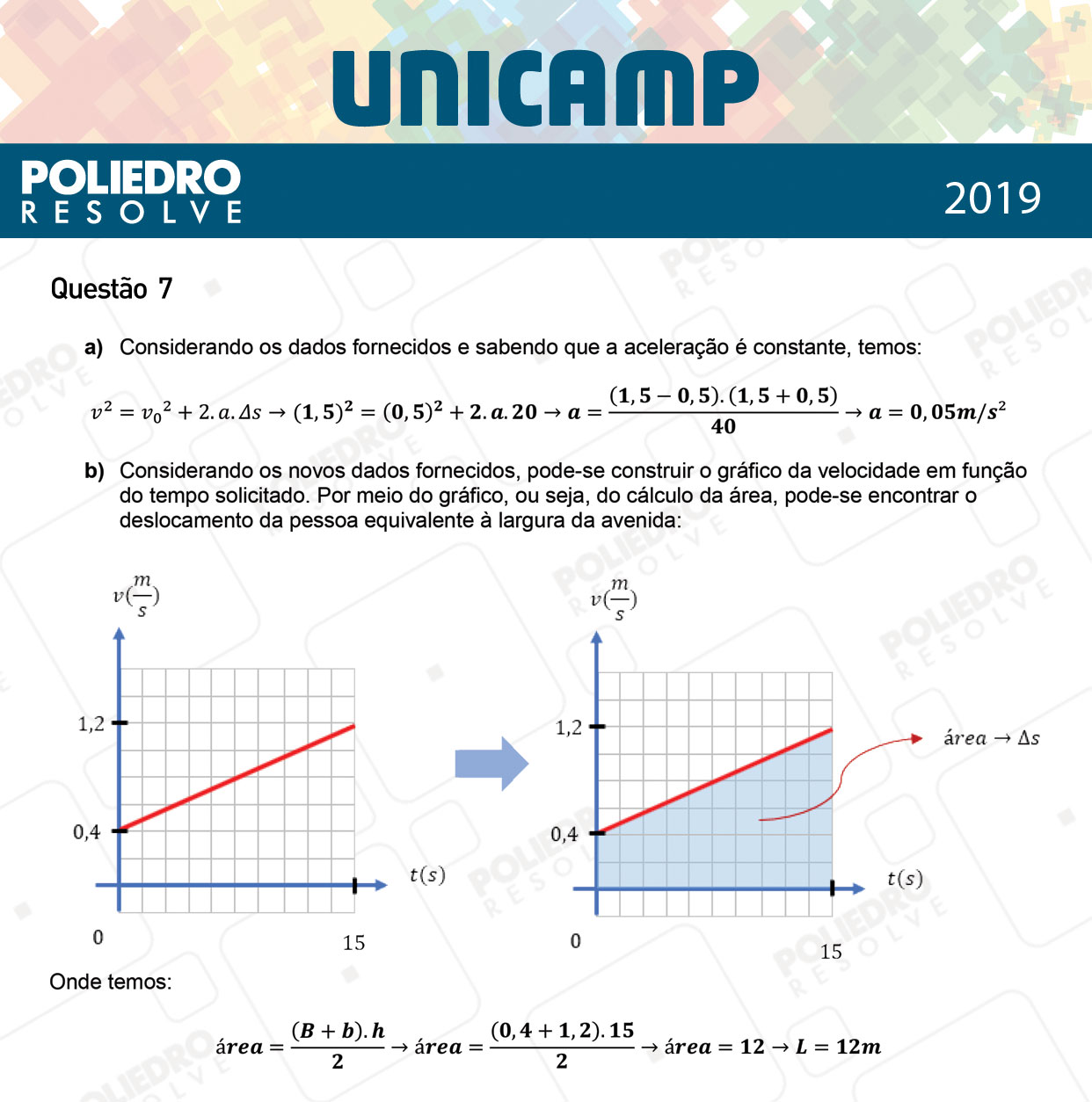 Dissertativa 7 - 2ª Fase - 3º Dia - Unicamp 2019