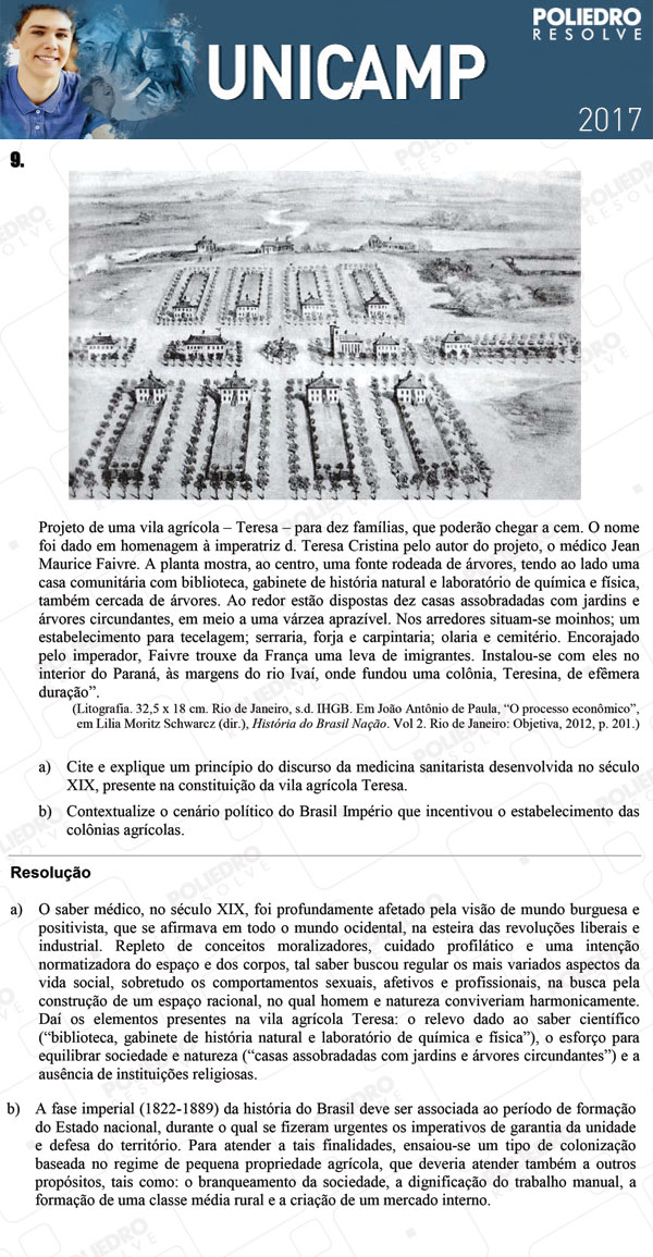 Dissertativa 9 - 2ª Fase 2º DIA - Unicamp 2017