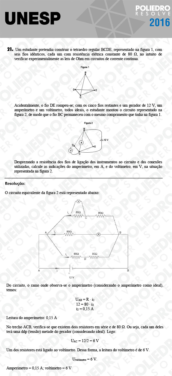 Dissertativa 21 - 2ª Fase - Unesp 2016