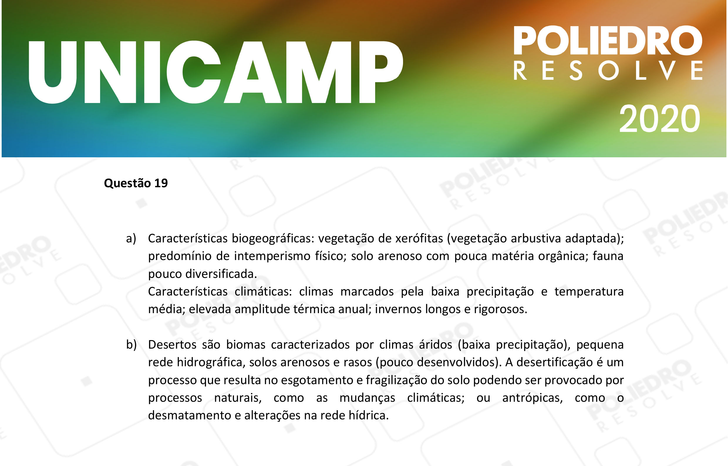 Dissertativa 19 - 2ª Fase - 2º Dia - Unicamp 2020