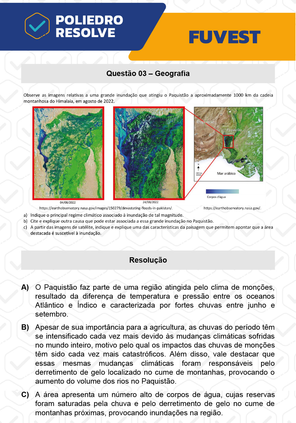 Dissertativa 3 - 2ª Fase - 2º Dia - Fuvest 2023