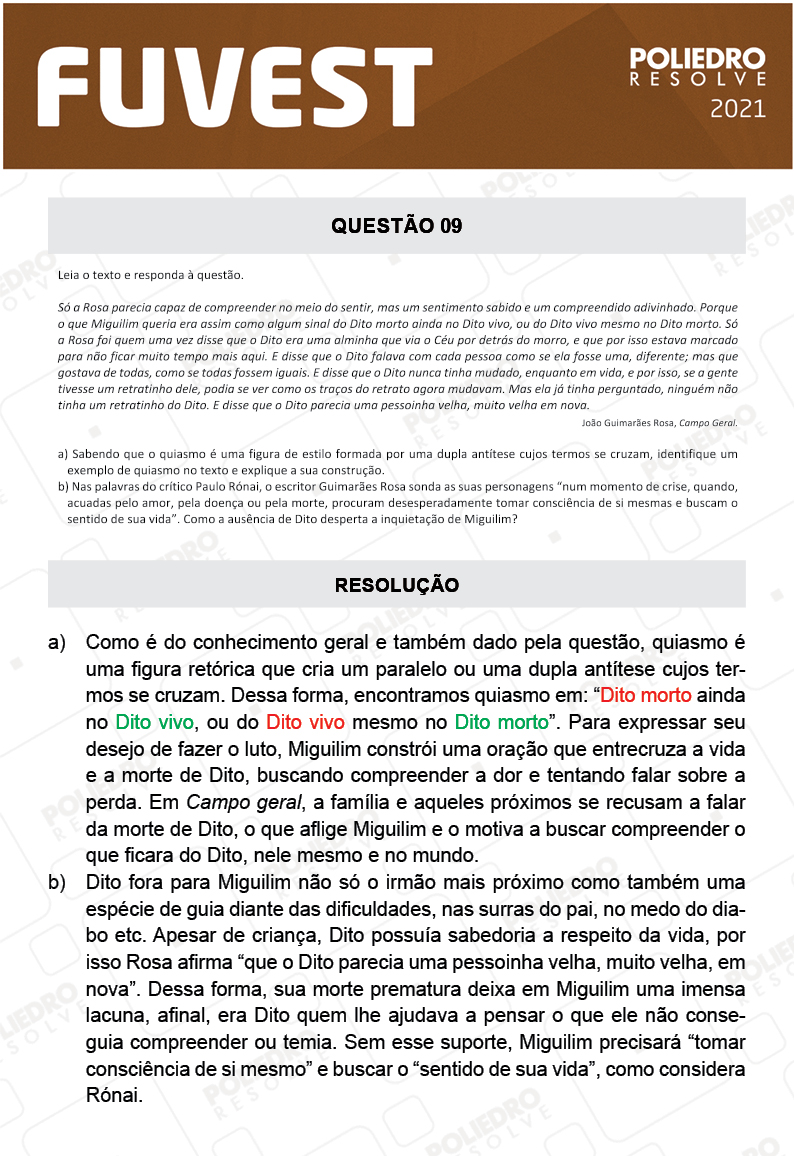 Dissertativa 9 - 2ª Fase - 1º Dia - Fuvest 2021