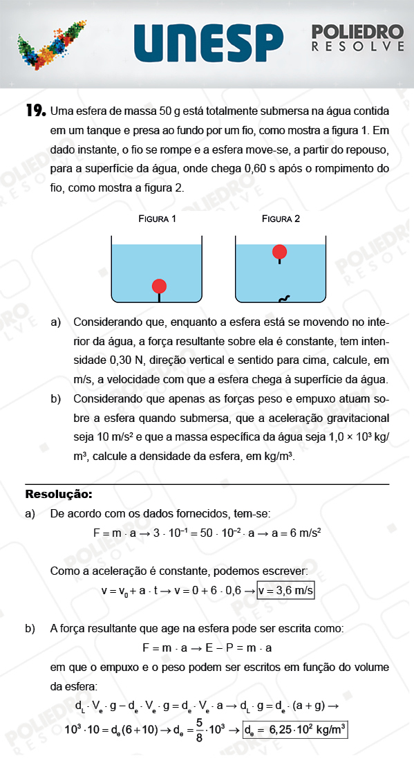 Dissertativa 19 - 2ª Fase - Unesp 2018