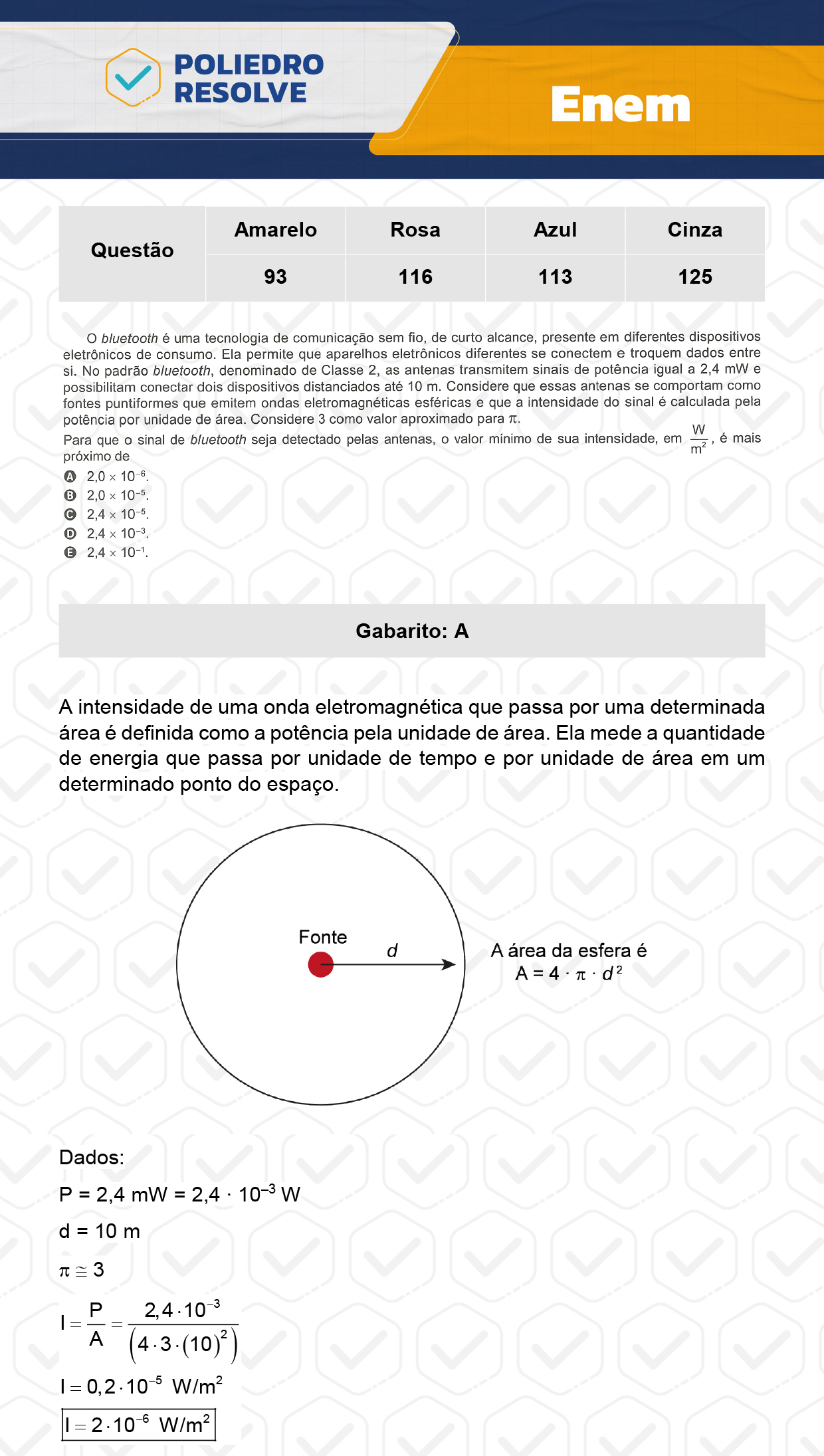 Questão 93 - Prova Amarela - Enem 2023