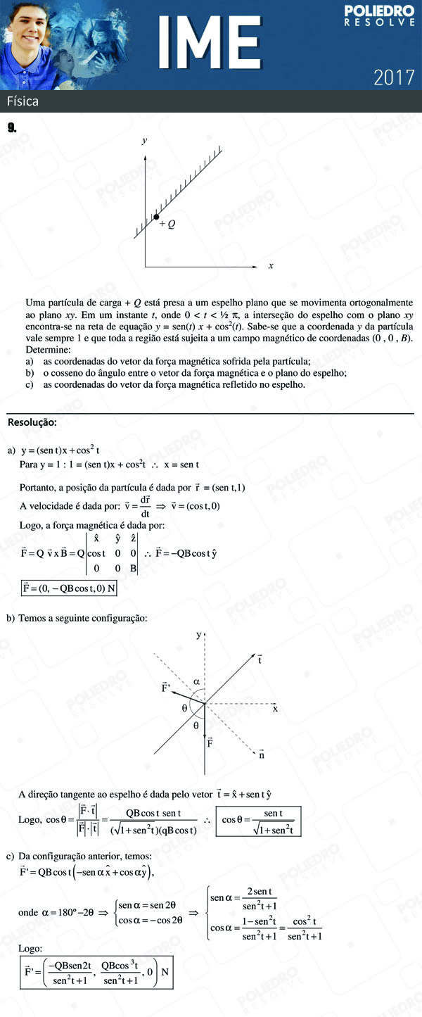 Dissertativa 9 - Física - IME 2017