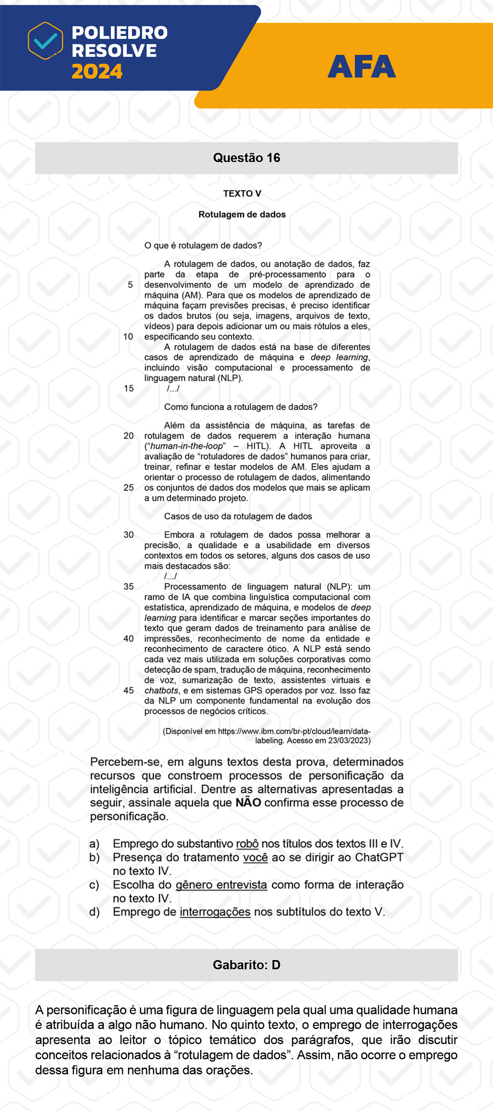 Questão 10 - Nova variação - AFA 2024
