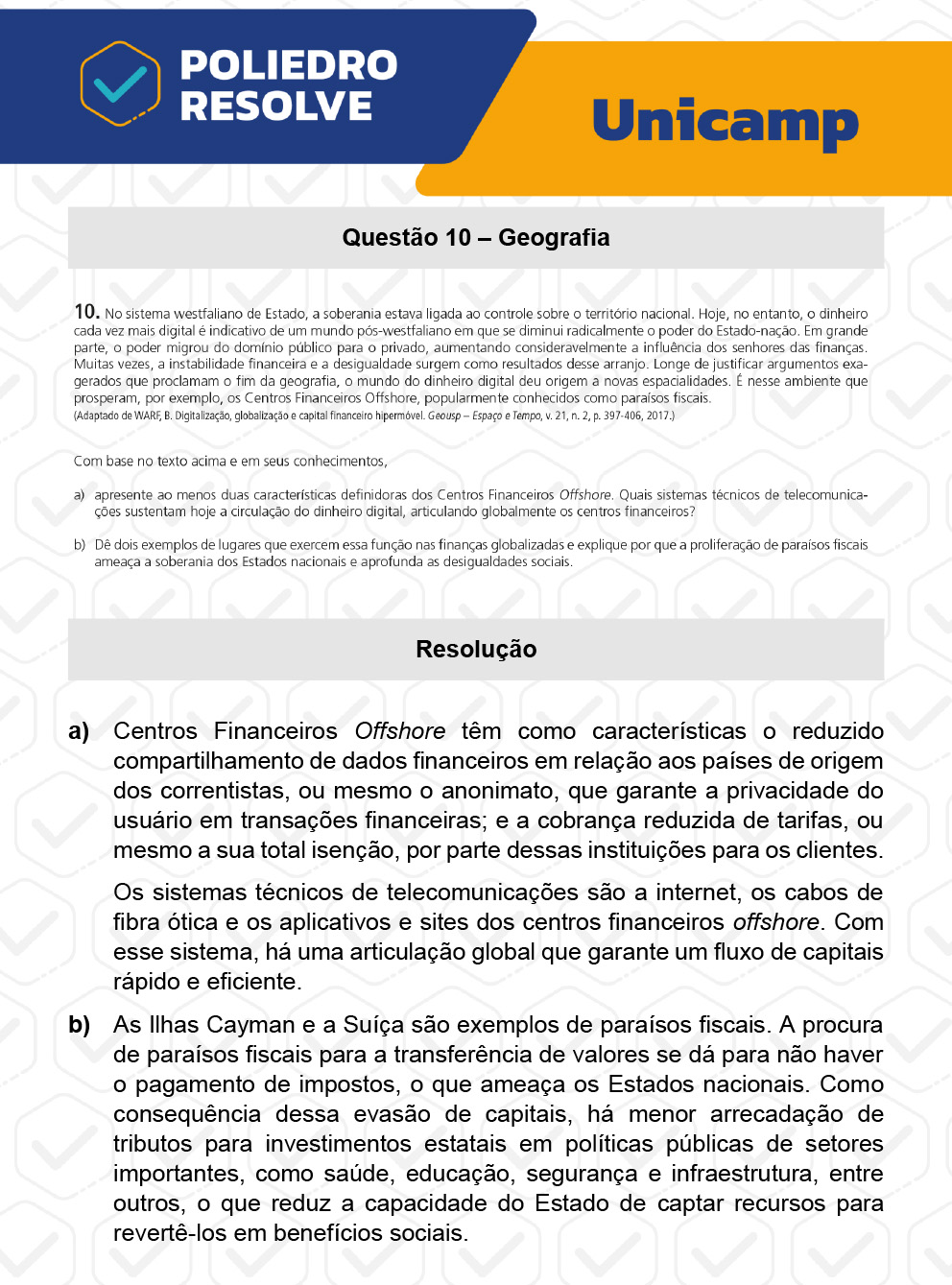 Dissertativa 10 - 2ª Fase - 2º Dia - Unicamp 2023