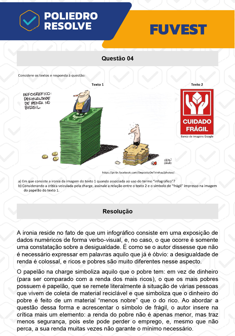 Dissertativa 4 - 2ª Fase - 1º Dia - Fuvest 2023