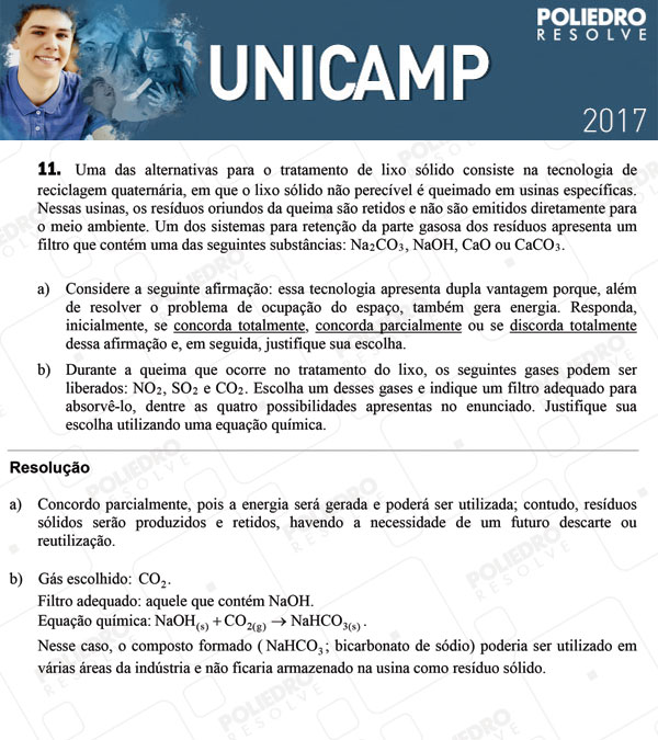 Dissertativa 11 - 2ª Fase 3º DIA - Unicamp 2017