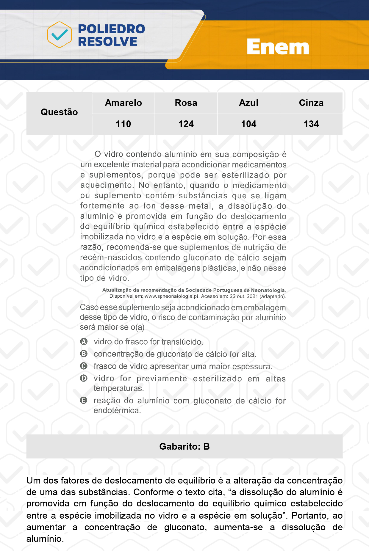 Questão 124 - ENEM 2023 - 12/11 - 2º Dia - Prova Rosa - ENEM 2023