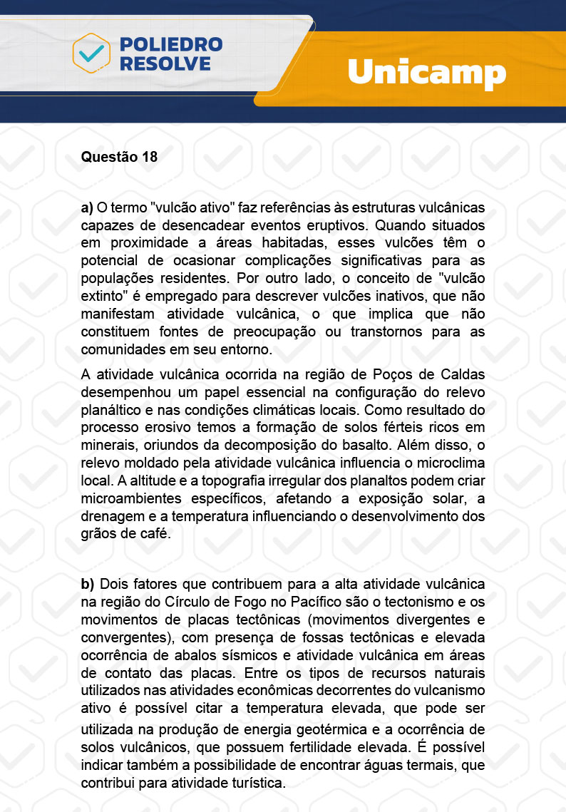 Dissertativa 18 - 2ª Fase - 2º Dia - Unicamp 2024