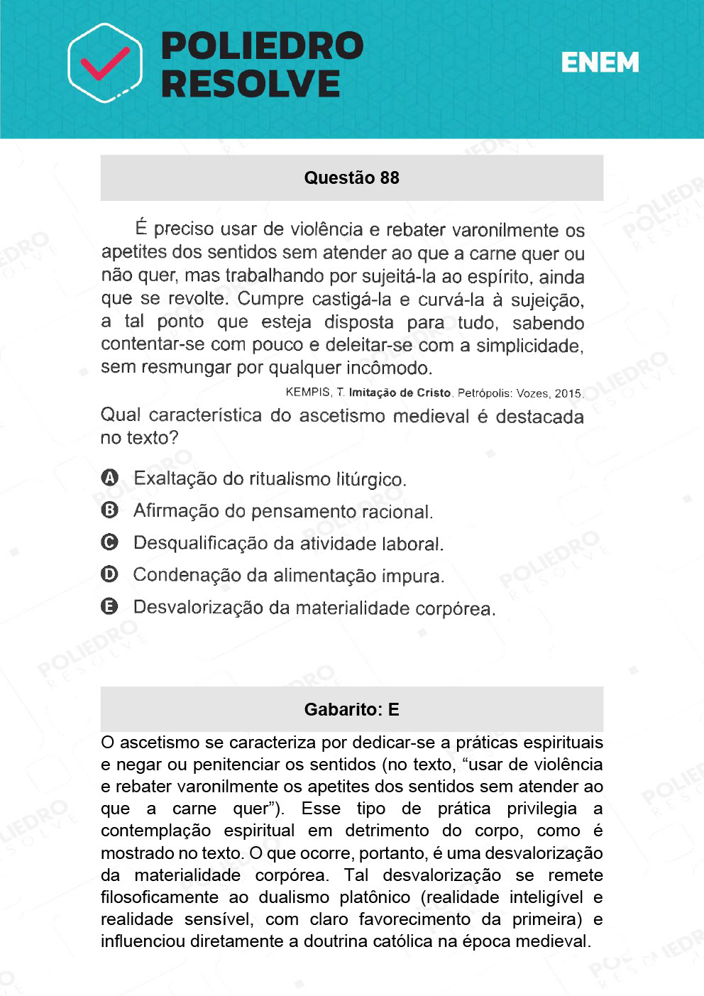 Questão 88 - 1º Dia - Prova Azul - ENEM 2021