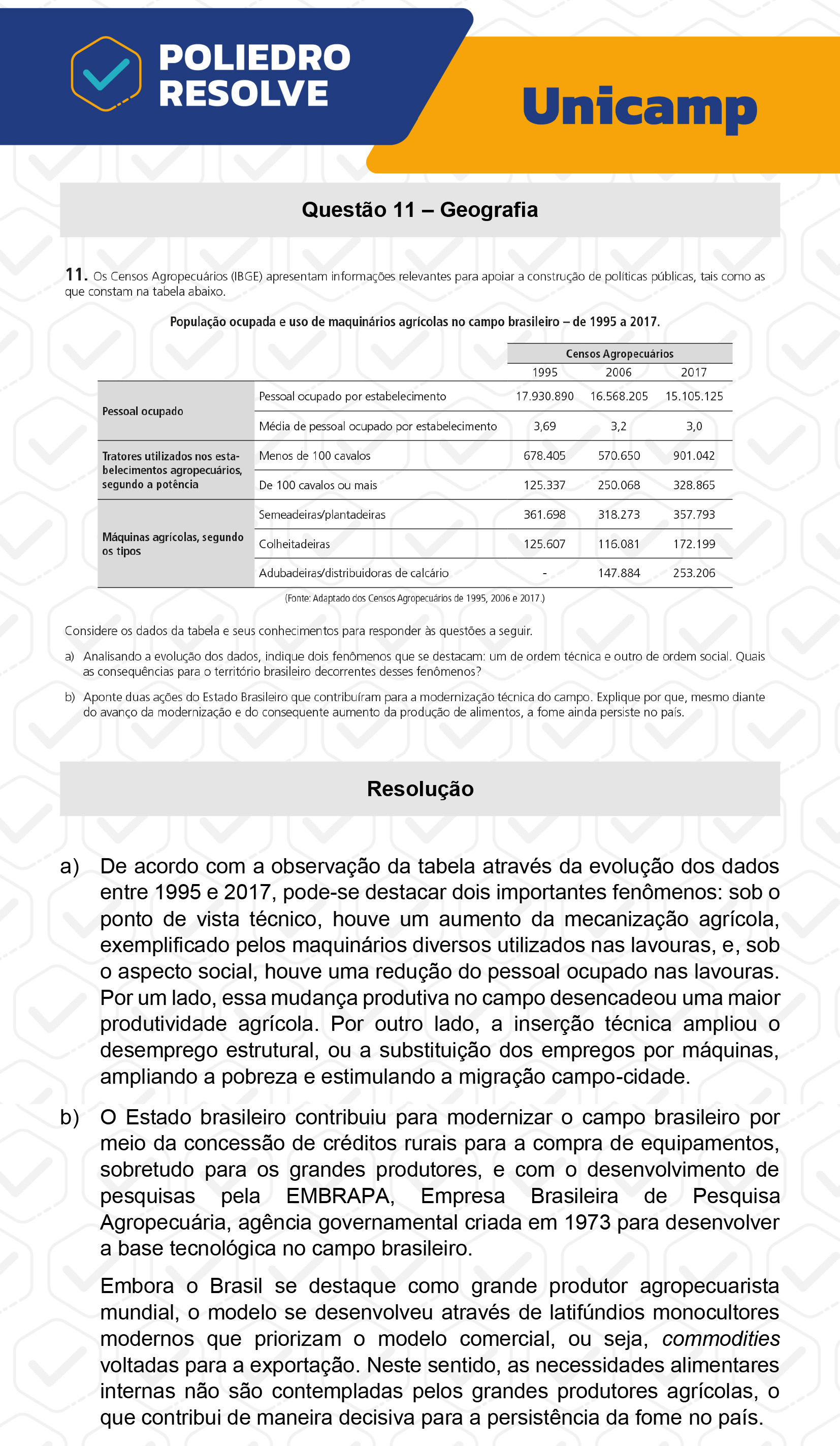 Dissertativa 11 - 2ª Fase - 2º Dia - Unicamp 2023