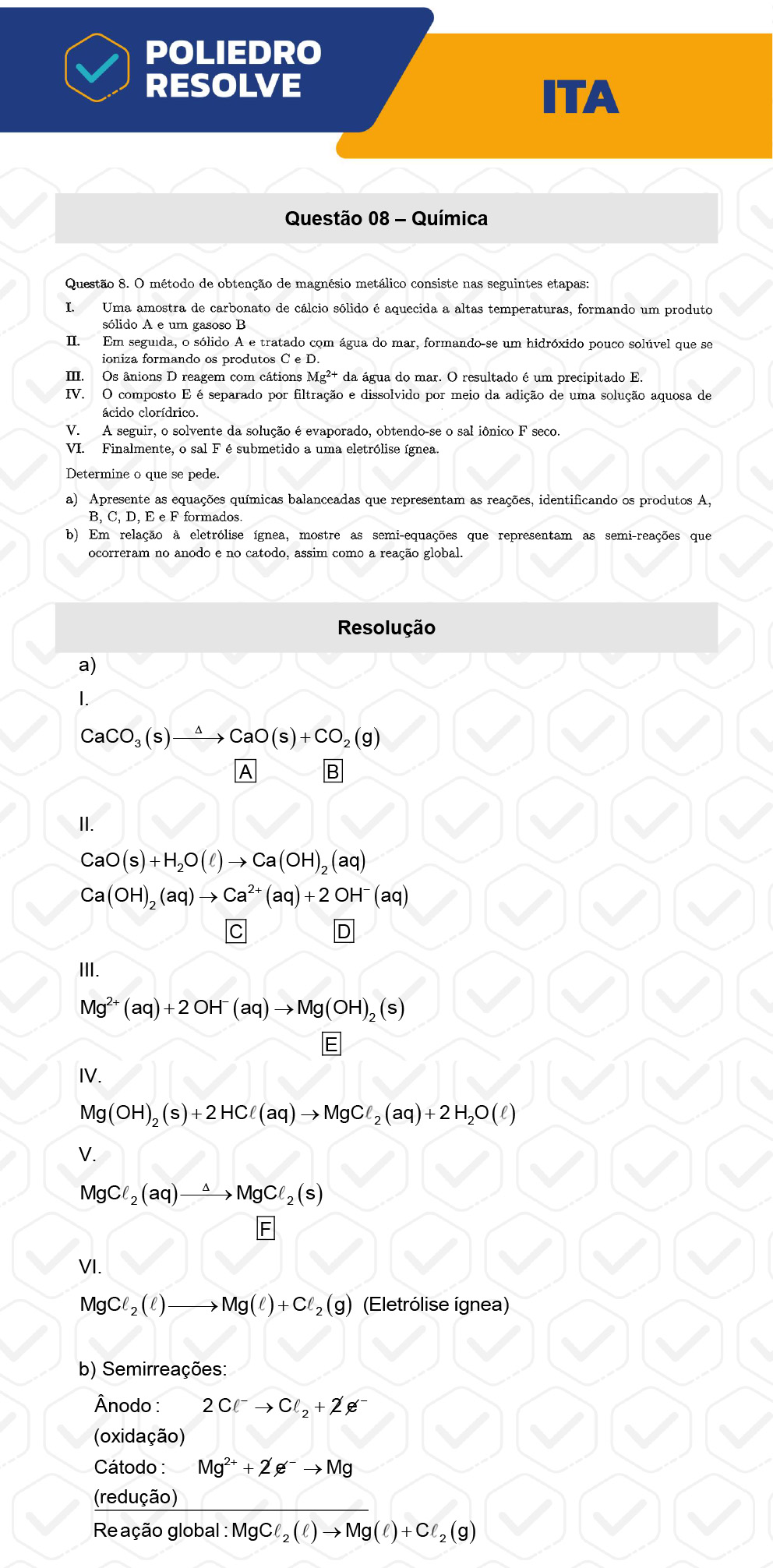 Dissertativa 8 - 2ª Fase - 1º Dia - ITA 2023