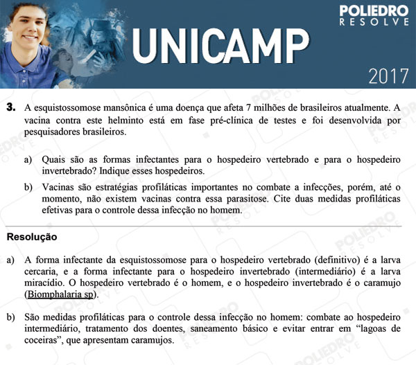 Dissertativa 3 - 2ª Fase 3º DIA - Unicamp 2017