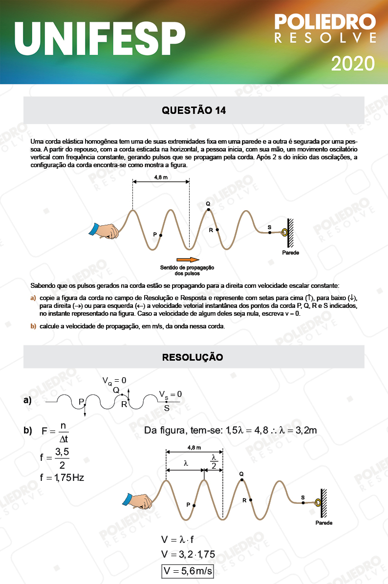 Dissertativa 14 - Fase única - 2º Dia - Unifesp 2020