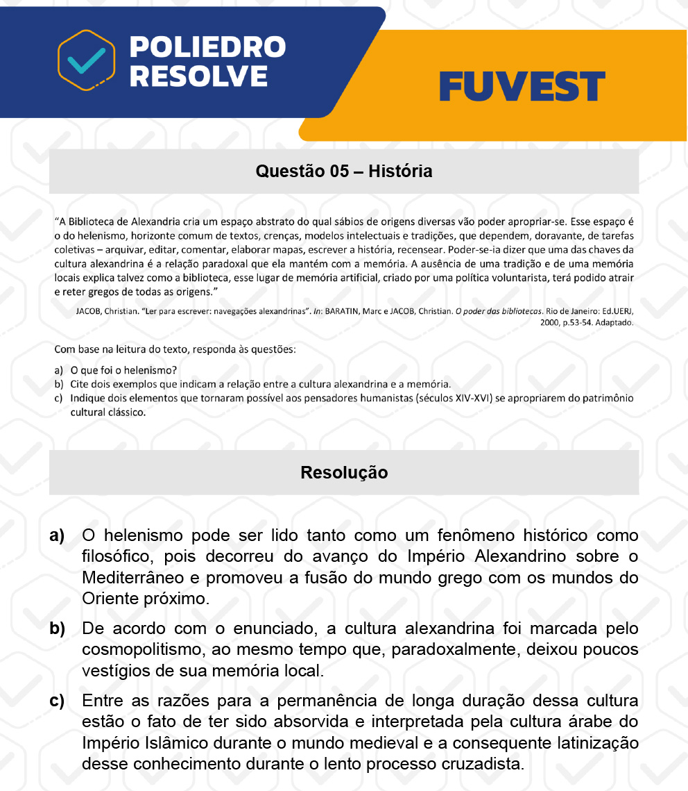 Dissertativa 5 - 2ª Fase - 2º Dia - Fuvest 2023