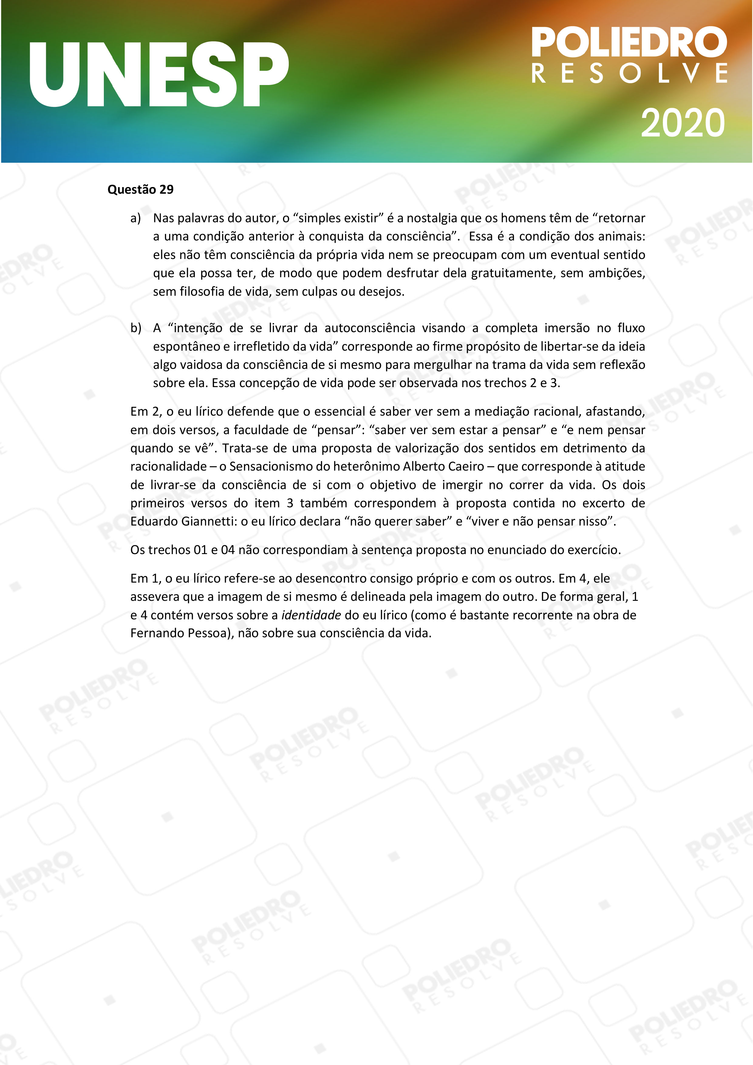 Dissertativa 29 - 2ª Fase - 2º Dia - Unesp 2020