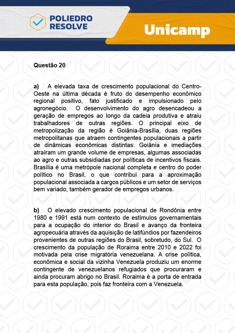 Dissertativa 20 - 2ª Fase - 2º Dia - Unicamp 2024