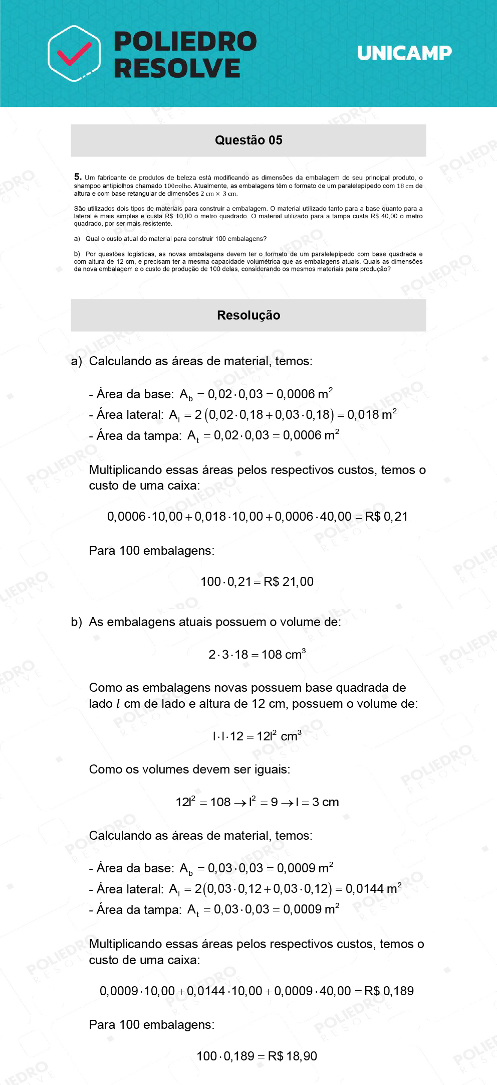 Dissertativa 5 - 2ª Fase - 2º Dia - Unicamp 2022