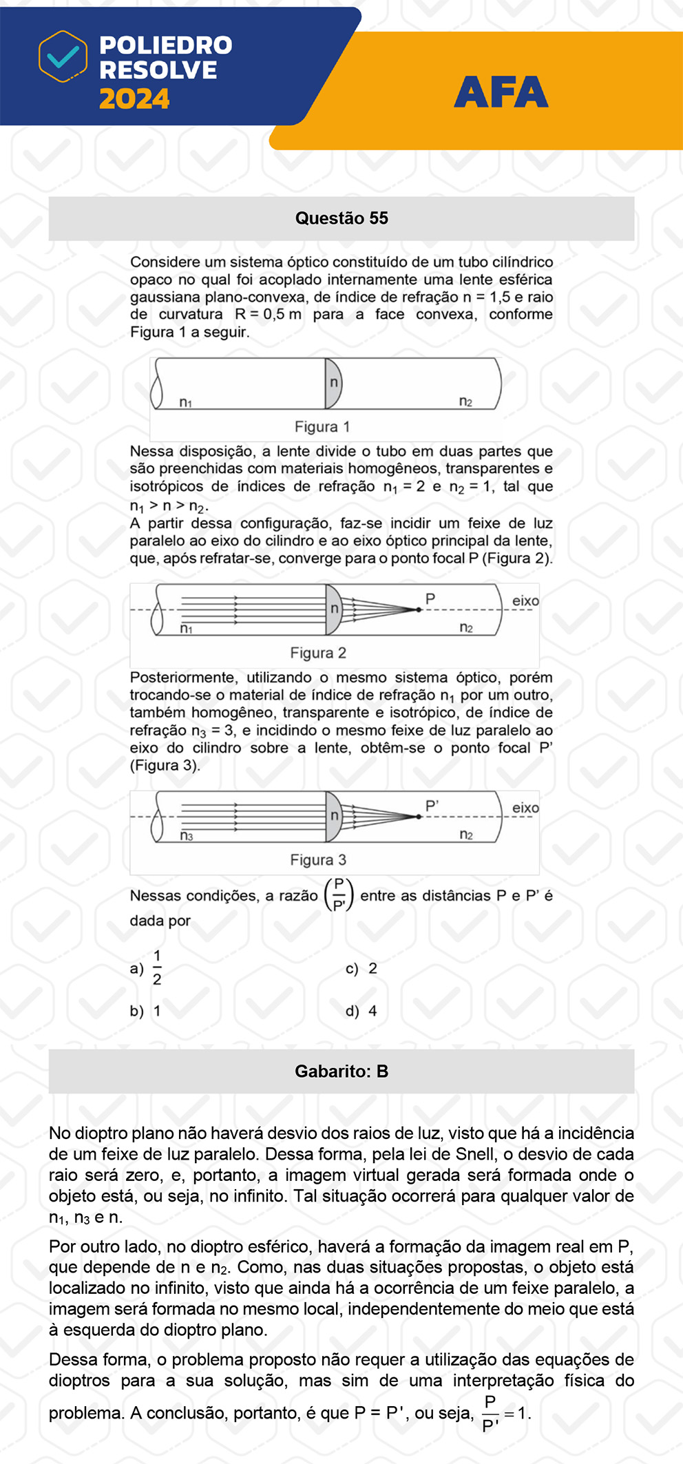 Questão 55 - Nova variação - AFA 2024