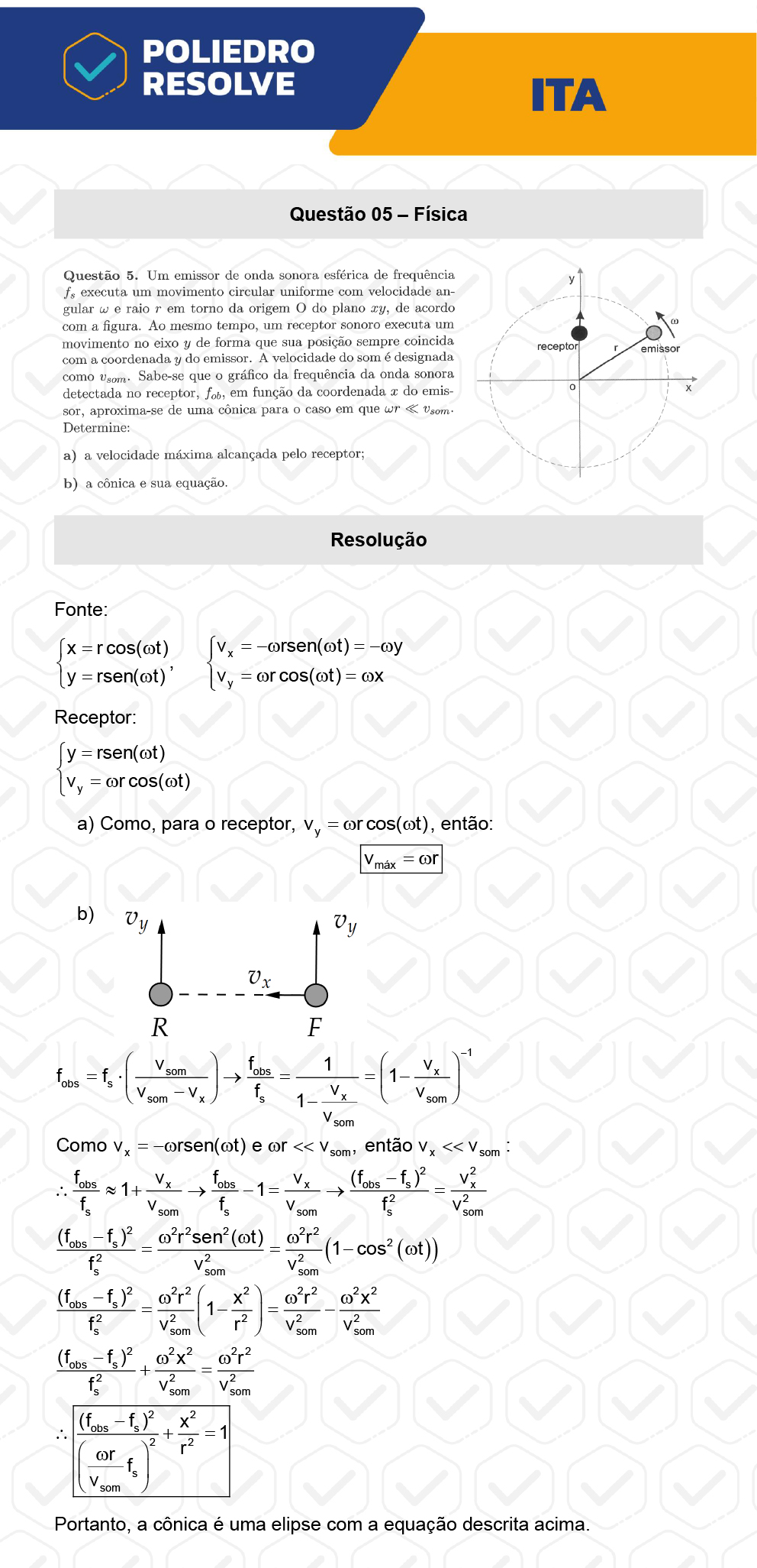 Dissertativa 5 - 2ª Fase - 2º Dia - ITA 2023