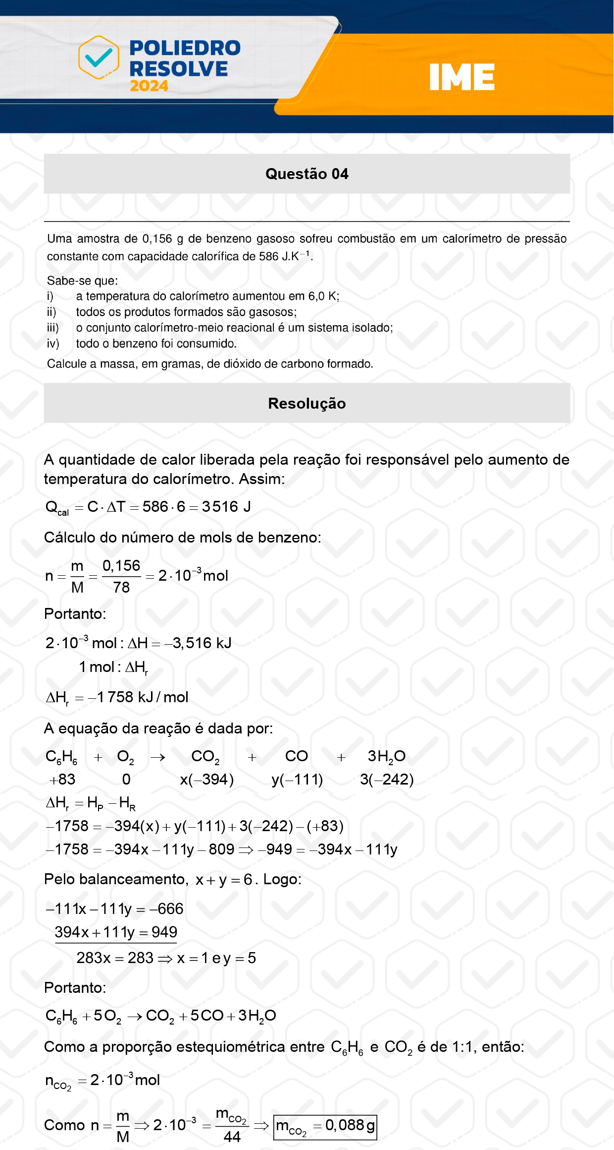 Dissertativa 4 - 2ª Fase - 3º Dia - IME 2024